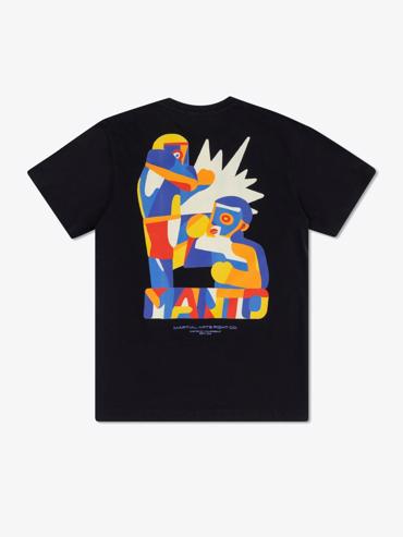 MANTO cubism thai tshirt- black